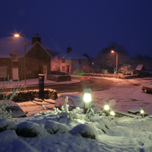 Boqat of Garten in Winter